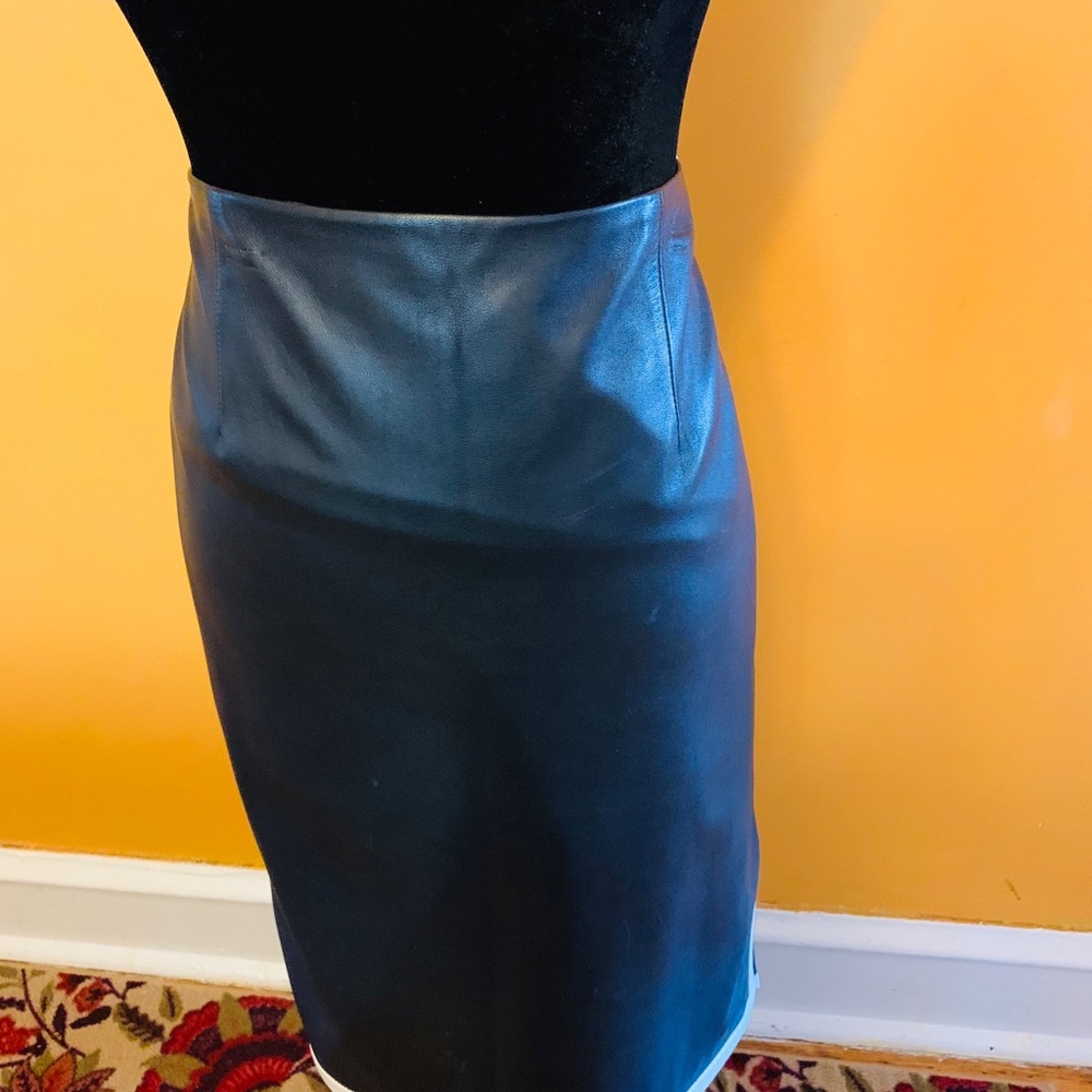 Black Leather skirt